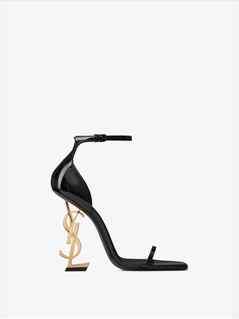 Saint Laurent YSL Opyum 85 Patent Leather Sandals